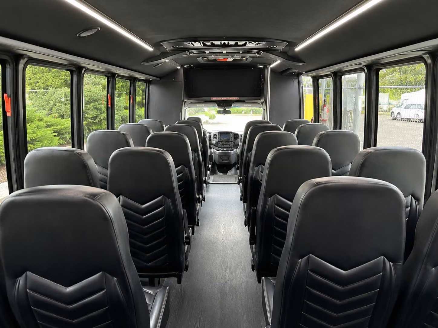 15 passenger minibus inside