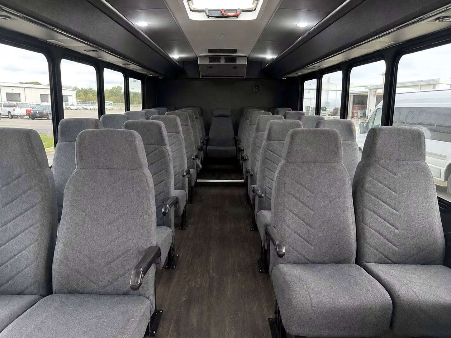 15 passenger minibus interior