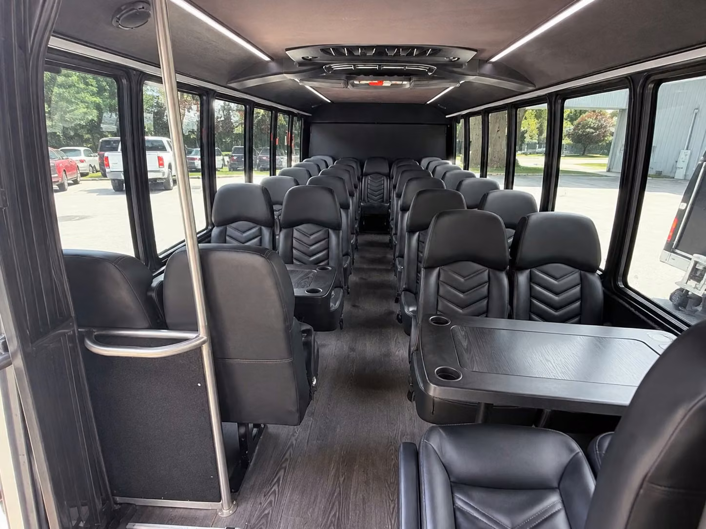 20 passenger minibus inside