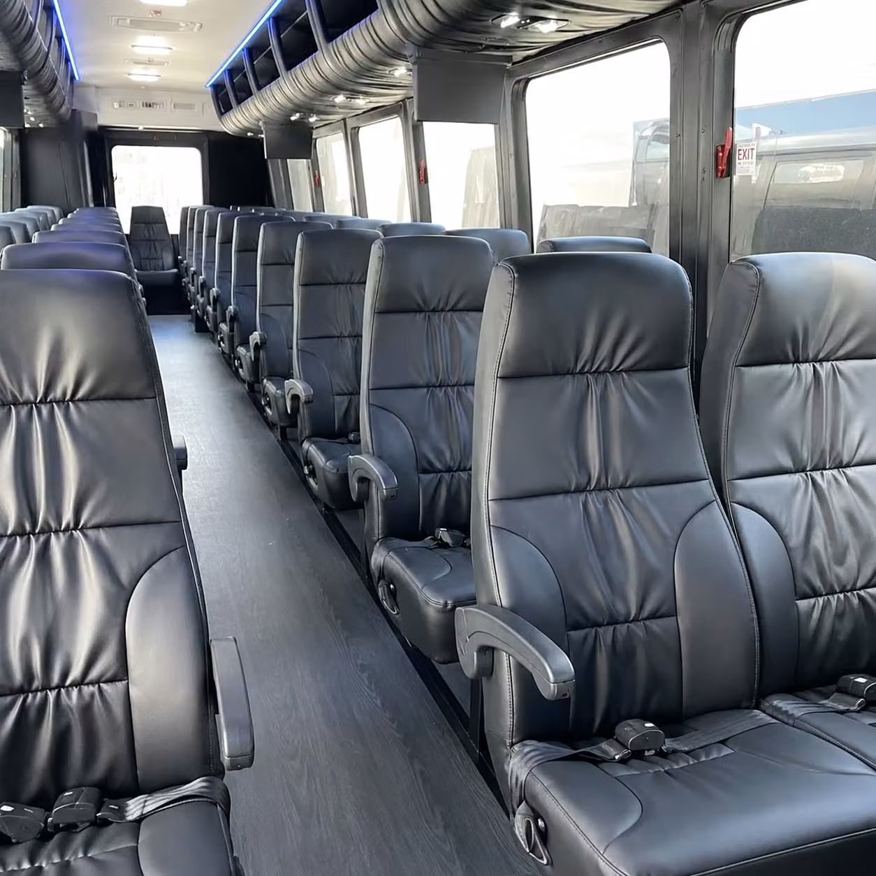 25 passenger minibus inside