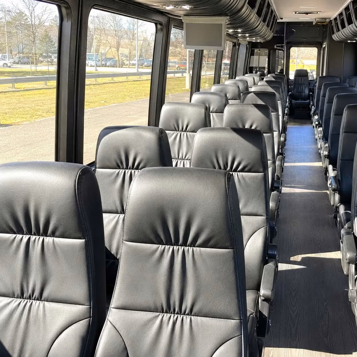 25 passenger minibus interior