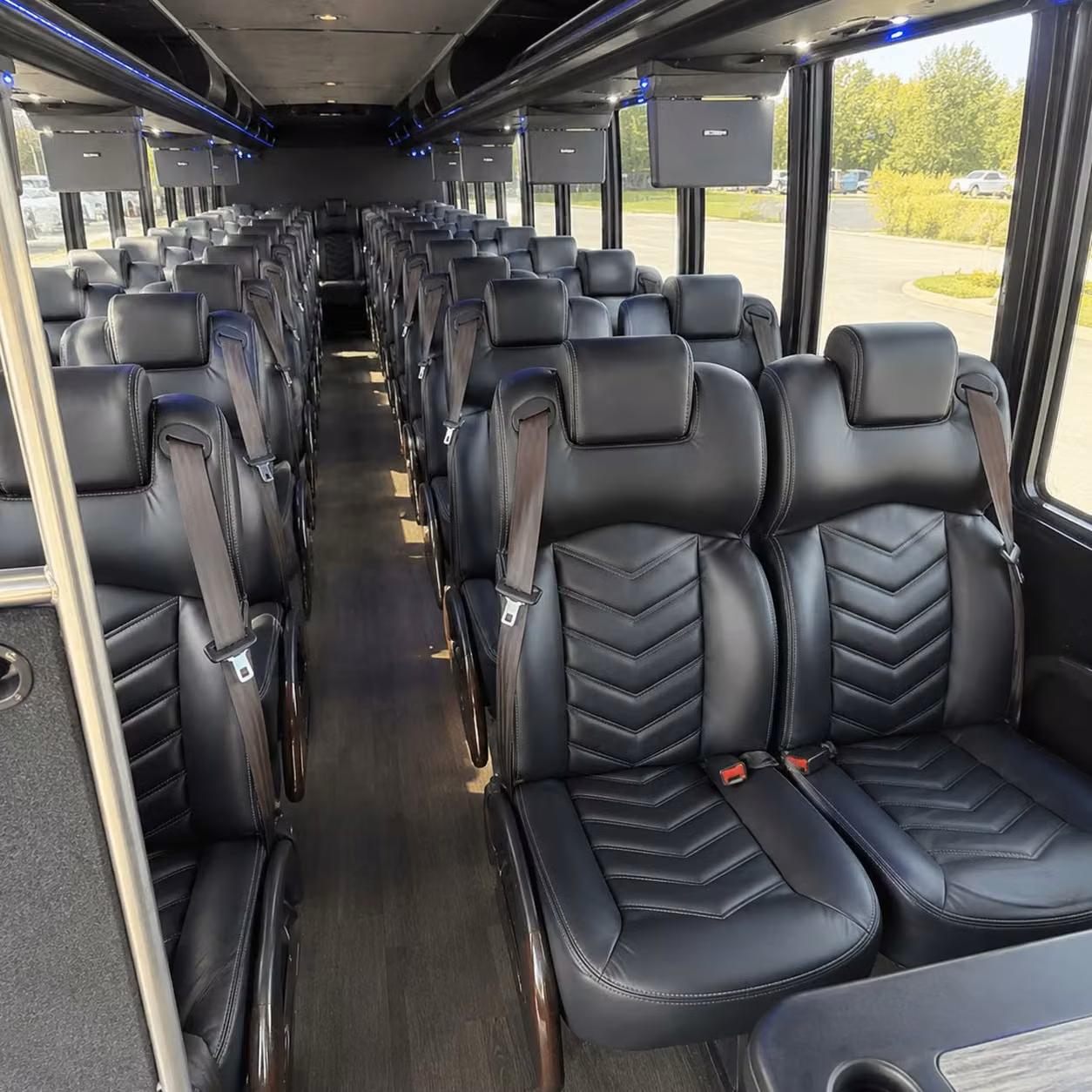 28 passenger minibus interior