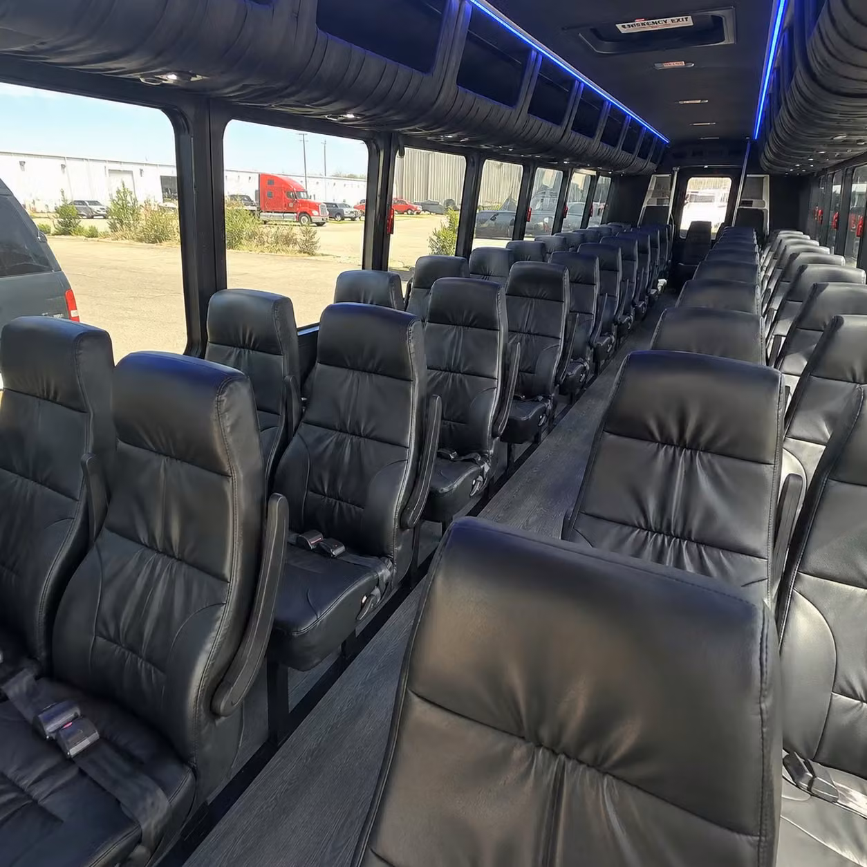 35 passenger minibus interior