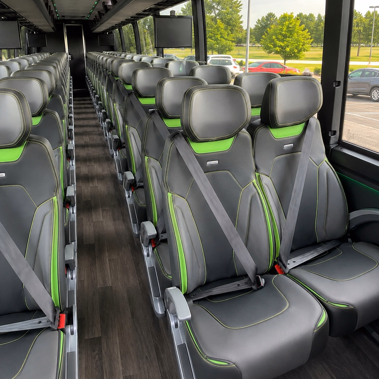 boynton beach charter bus interior