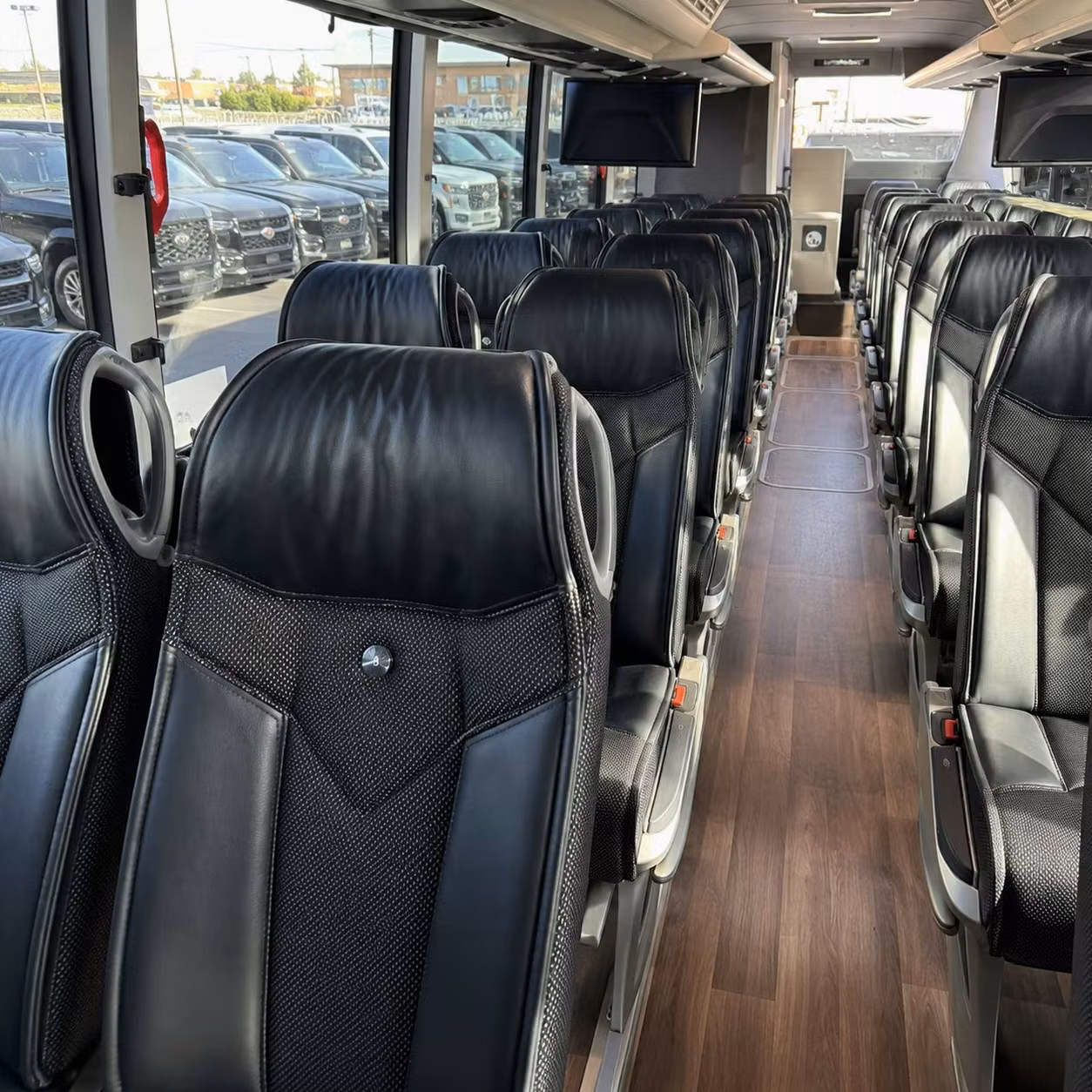 boynton beach charter bus rental inside